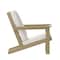 Flash Furniture Natural Cedar Poly Resin Deep Chair-Cream Cushions JJ-C14021-BR-GG - alternate 2